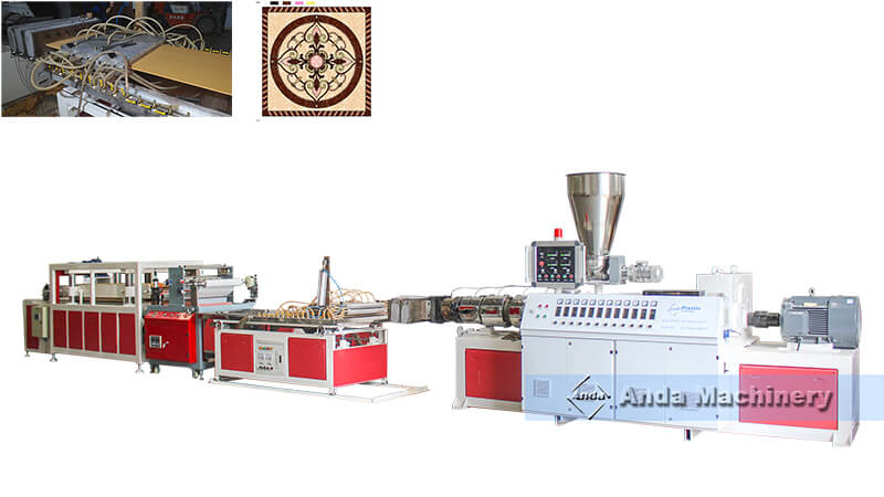 2 by 2 PVC ceiling tile machine trial done before shipping to arifwala, Pakistan